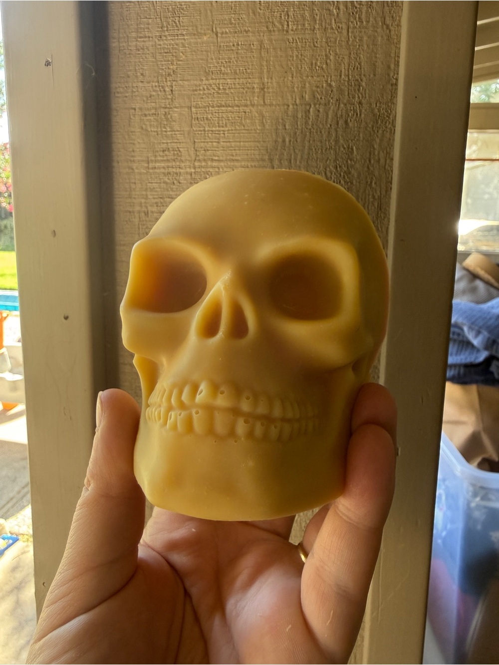 Raspberry Lemonade Large Skull Goat Milk Soap